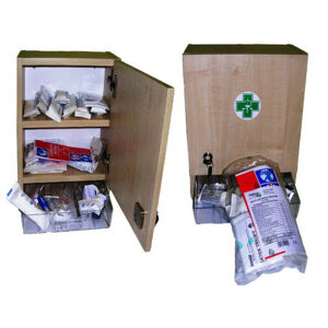 Lékárnička nástěnná dřevěná s náplní ZM30 30 osob