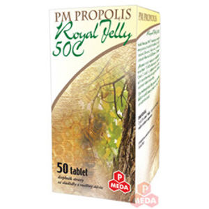 PM Propolis 50C+Royal jelly tbl.50x500mg - II. jakost