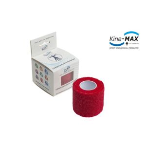 KineMAX Cohesive elast.samofix.5cmx4.5m červené - II. jakost