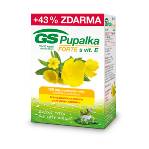 GS Pupalka Forte s vitaminem E cps.70+30 - II. jakost