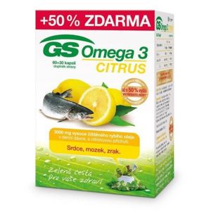 GS Omega 3 Citrus cps.60+30 - II. jakost