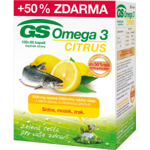 GS Omega 3 Citrus cps.100+50 2015 - II. jakost