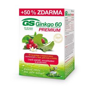 GS Ginkgo 60 Premium tbl.60+30 - II. jakost