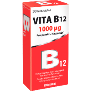 Vita B12 1mg tbl. 30 - II. jakost