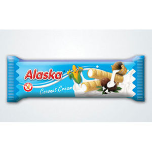 Kukuřičné trubičky Alaska kokosové 18g - II. jakost