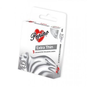 Prezervativ - kondom Pepino Extra Thin 3ks - II. jakost