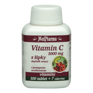 MedPharma Vitamín C 1000mg s šípky tbl.107 - II. jakost