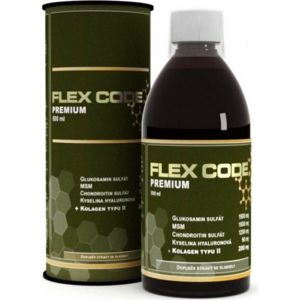 Flex Code 500ml Premium (s kolagenem typu II) - II. jakost