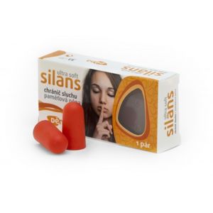 Chránič sluchu SILANS STANDARD Ultra Soft pam.pěna - II. jakost