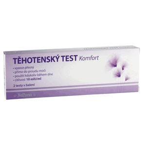 MedPharma Těhotenský test Komfort 10mlU/ml 2ks