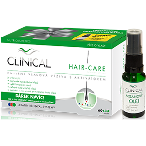 Clinical Hair-Care tob.90 + arganový olej 20ml 3měsíční kúra