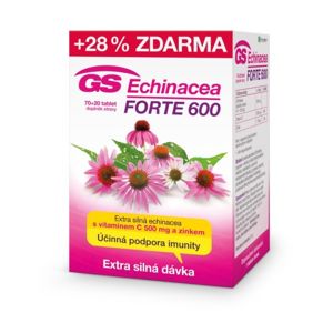 GS Echinacea Forte 600 tbl.70+20 ČR/SK - II. jakost