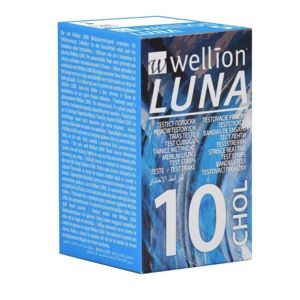 Wellion LUNA testovací proužky cholesterol 10ks - II. jakost