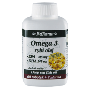 MedPharma Omega 3 rybí olej Forte tob.67