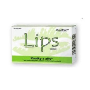 LIPS tablety koutky a afty tbl.30 - II. jakost