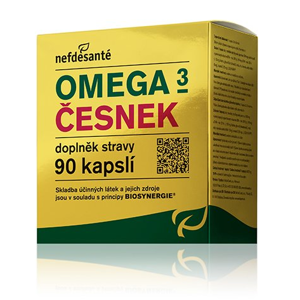 Nefdesanté Omega 3 česnek cps.90 - II. jakost
