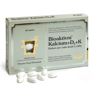 Bioaktivní Kalcium+D3+K1+K2 tbl.60 - II. jakost