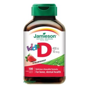 JAMIESON Vitamín D3 Kids jahoda cucací tbl.100