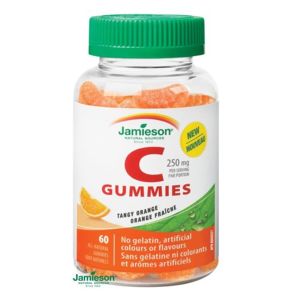 JAMIESON Vitamín C Gummies pomeranč pastilky 60ks - II. jakost