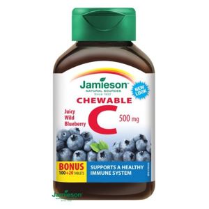 JAMIESON Vitamín C 500mg borůvka cucací tbl.120 - II. jakost