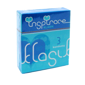 Kondomy INSPIRACE Klasik 3ks - II. jakost