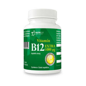 Vitamín B12 EXTRA 1000mcg tbl.30 - II. jakost