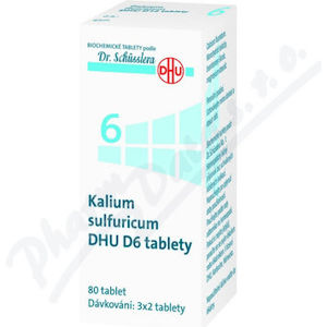 No.6 Kalium sulfuricum DHU D6 80 tablet