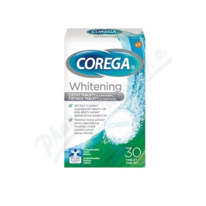 Corega whitening čisticí tablety 30ks - II. jakost