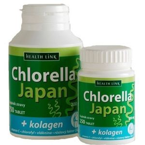 Chlorella Japan + kolagen tbl.750