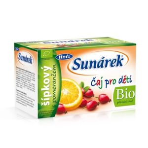 Sunárek Bio čaj šípkový s pomerančem 20 x 1.5g - II. jakost