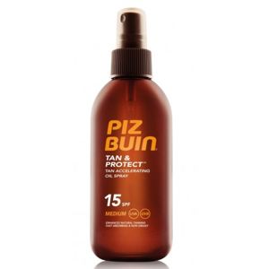 Piz Buin SPF15 Tan+Protect Oil Spray 150ml