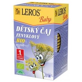 LEROS BABY BIO Dětský čaj Fenyklový n.s.20x1.5g - II. jakost