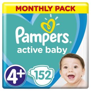 Pampers Active Baby Pleny Monthly Pack S4 152ks