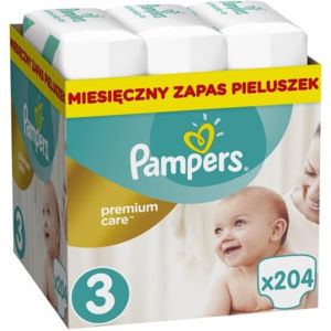 Pampers Plenky Premium Monthly Box S3 204