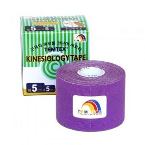 TEMTEX kinesio tejpovací páska fialová 5cmx5m - II. jakost