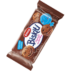 EMCO Biskiti ovesné sušenky čokoláda a kokos 60g