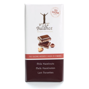 Balance Mléčná čokoláda s lísk.ořechy b.cukru 100g
