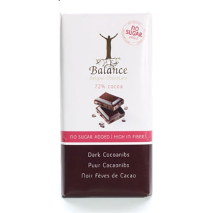 Balance 72% hořká čokoláda s kak.boby b.cukru 100g - II.jakost
