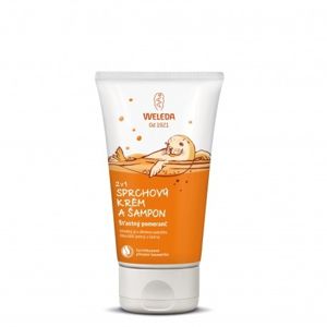 WELEDA 2v1 sprchový krém a šampon Šťastný pomeranč - II. jakost
