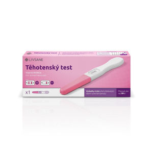 LIVSANE Test těhotenský CZ včasná detekce 1ks - II. jakost