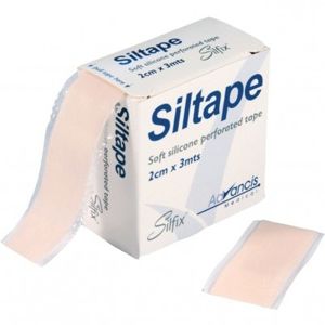 Siltape 2cmx3m fixační páska silikonová nesterilní - II. jakost