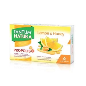 Tantum Natura Lemon&Honey 15 gumových pastilek - II. jakost