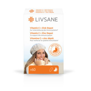 LIVSANE Vitamin C + Zinek vysoká dávka 60ks - II. jakost