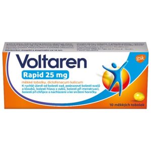 Voltaren Rapid 25 mg měkké tobolky proti bolesti 10ks