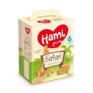 Hami Safari dětské sušenky 180g 6M - II. jakost