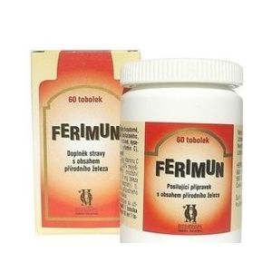 Ferimun tob.60 s obsahem přírodního železa - II. jakost