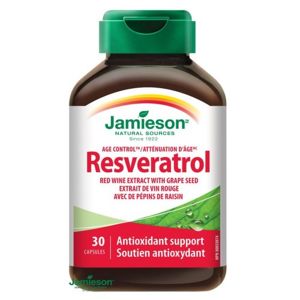 JAMIESON Resveratrol 50mg extrakt z červeného vína cps.30 - II. jakost