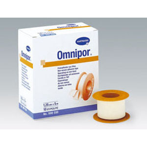 Náplast Omnipor netkaný textil 2.5cmx5m 1ks - II. jakost