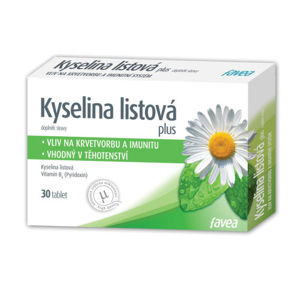 Favea Kyselina listová plus tbl.30 - II. jakost
