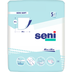 Seni Soft Super podložky absorpční 60x60cm 5ks - II. jakost